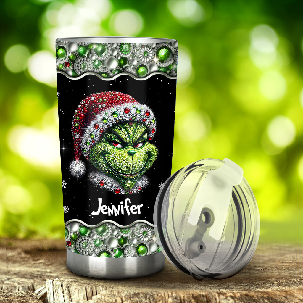 Merry Grinchmas - Personalized Stole Christmas Tumbler
