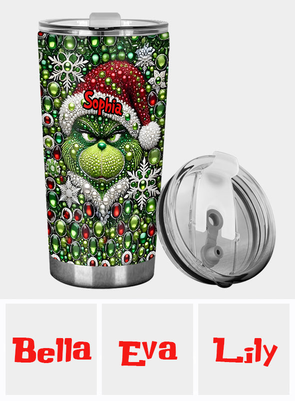Merry Grinchmas - Personalized Stole Christmas Tumbler