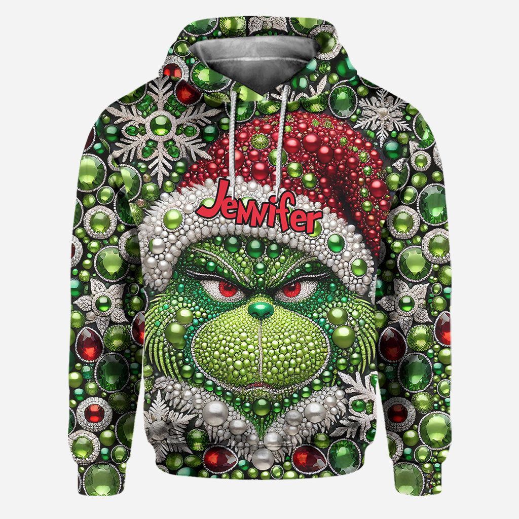 Merry Grinchmas - Personalized Stole Christmas Hoodie and Leggings