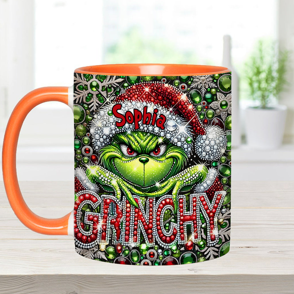 Merry Grinchmas - Personalized Stole Christmas Accent Mug