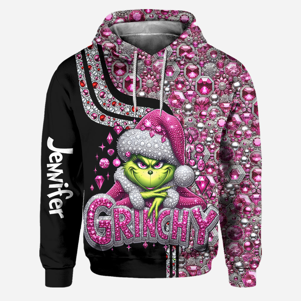 Merry Grinchmas - Personalized Stole Christmas Hoodie and Leggings
