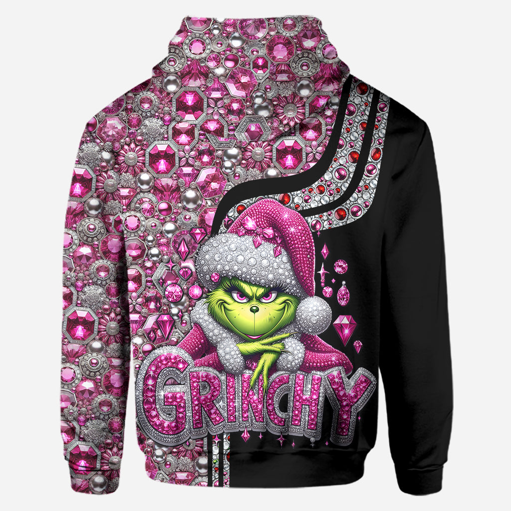Merry Grinchmas - Personalized Stole Christmas Hoodie and Leggings