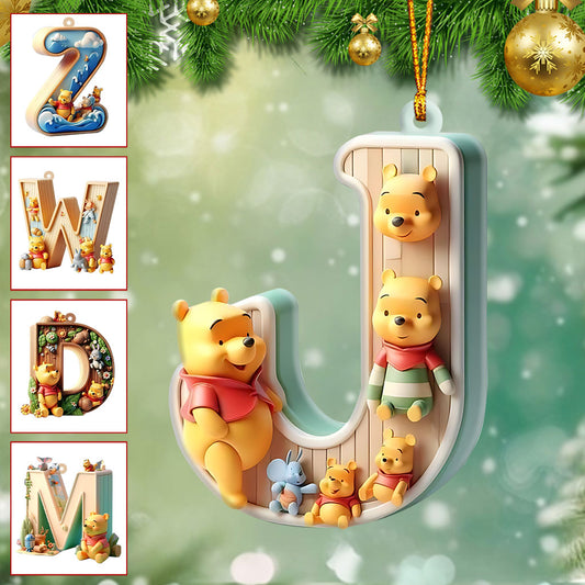Cute Bear - Personalized Mouse Ornament