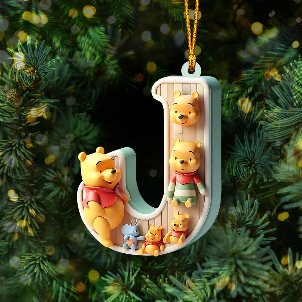 Cute Bear - Personalized Mouse Ornament