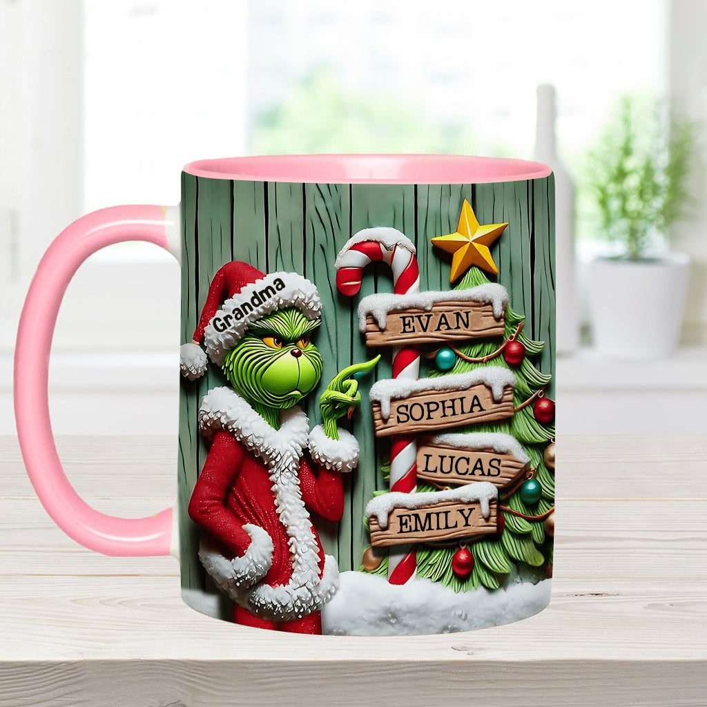 Merry Christmas - Personalized Stole Christmas Accent Mug