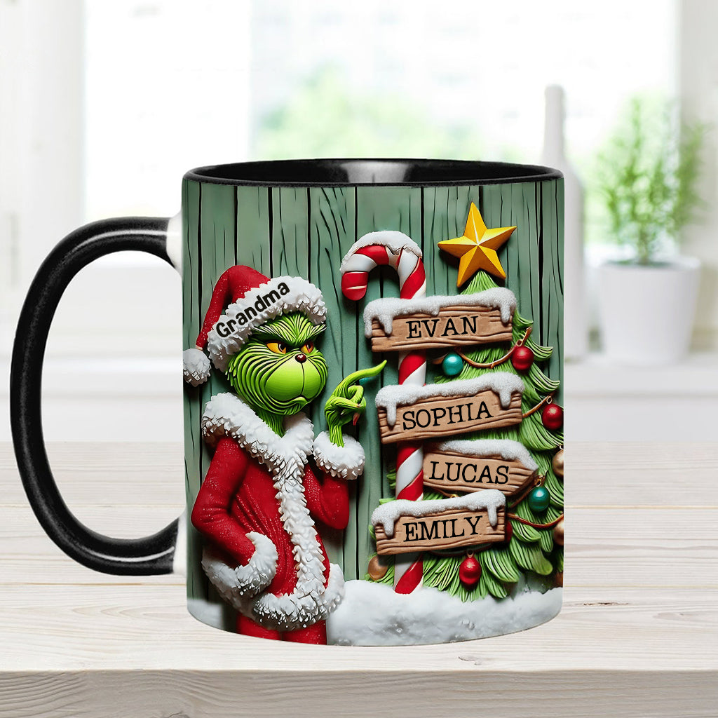 Merry Christmas - Personalized Stole Christmas Accent Mug