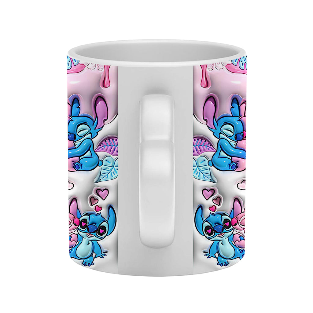 Be My Ohana - Personalized Ohana Heart Handle Mug