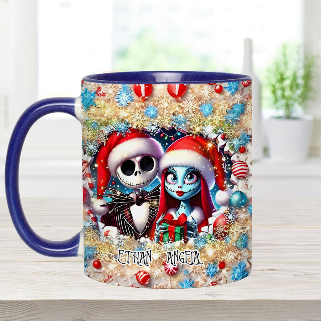 Dancing In The Dark - Personalized Nightmare Accent Mug