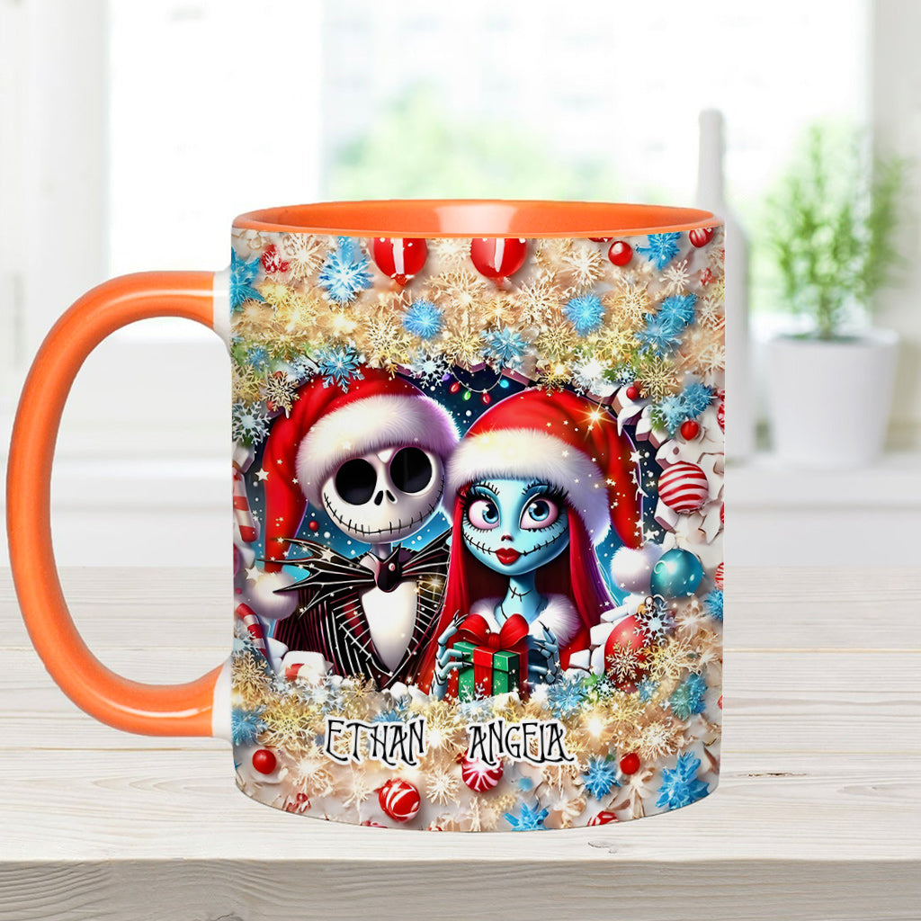 Dancing In The Dark - Personalized Nightmare Accent Mug