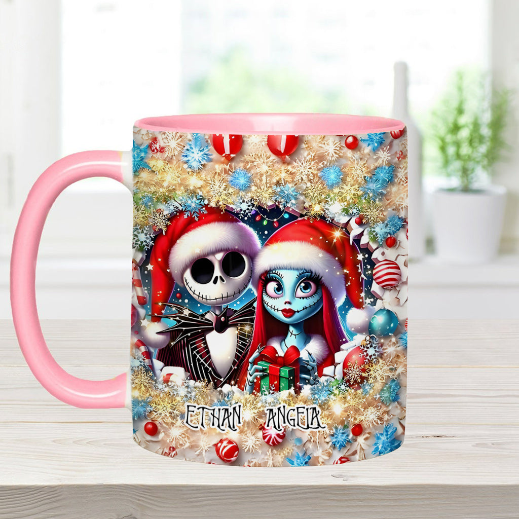 Dancing In The Dark - Personalized Nightmare Accent Mug
