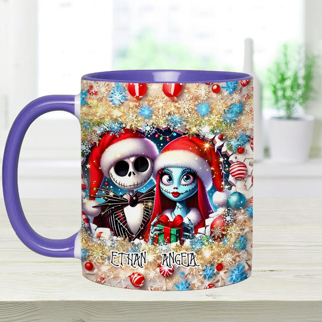 Dancing In The Dark - Personalized Nightmare Accent Mug