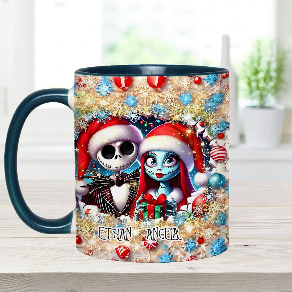 Dancing In The Dark - Personalized Nightmare Accent Mug