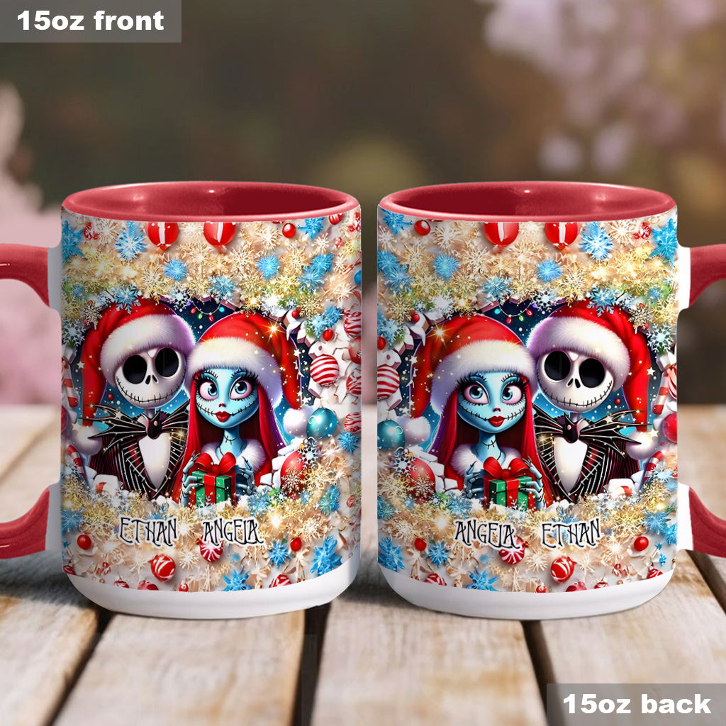 Dancing In The Dark - Personalized Nightmare Accent Mug