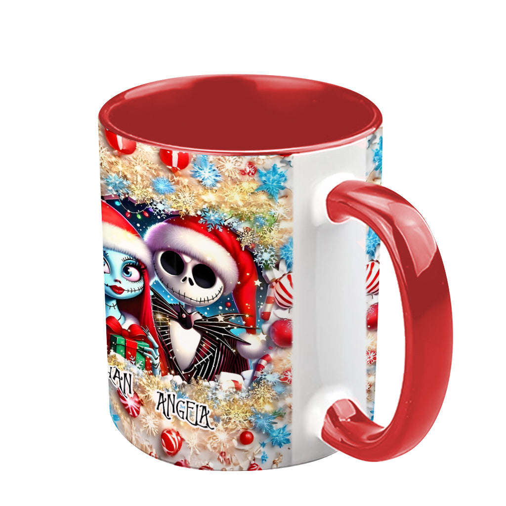 Dancing In The Dark - Personalized Nightmare Accent Mug