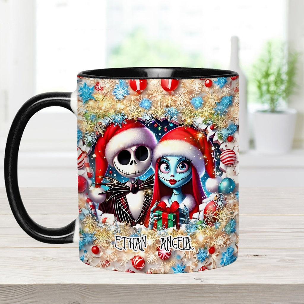 Dancing In The Dark - Personalized Nightmare Accent Mug