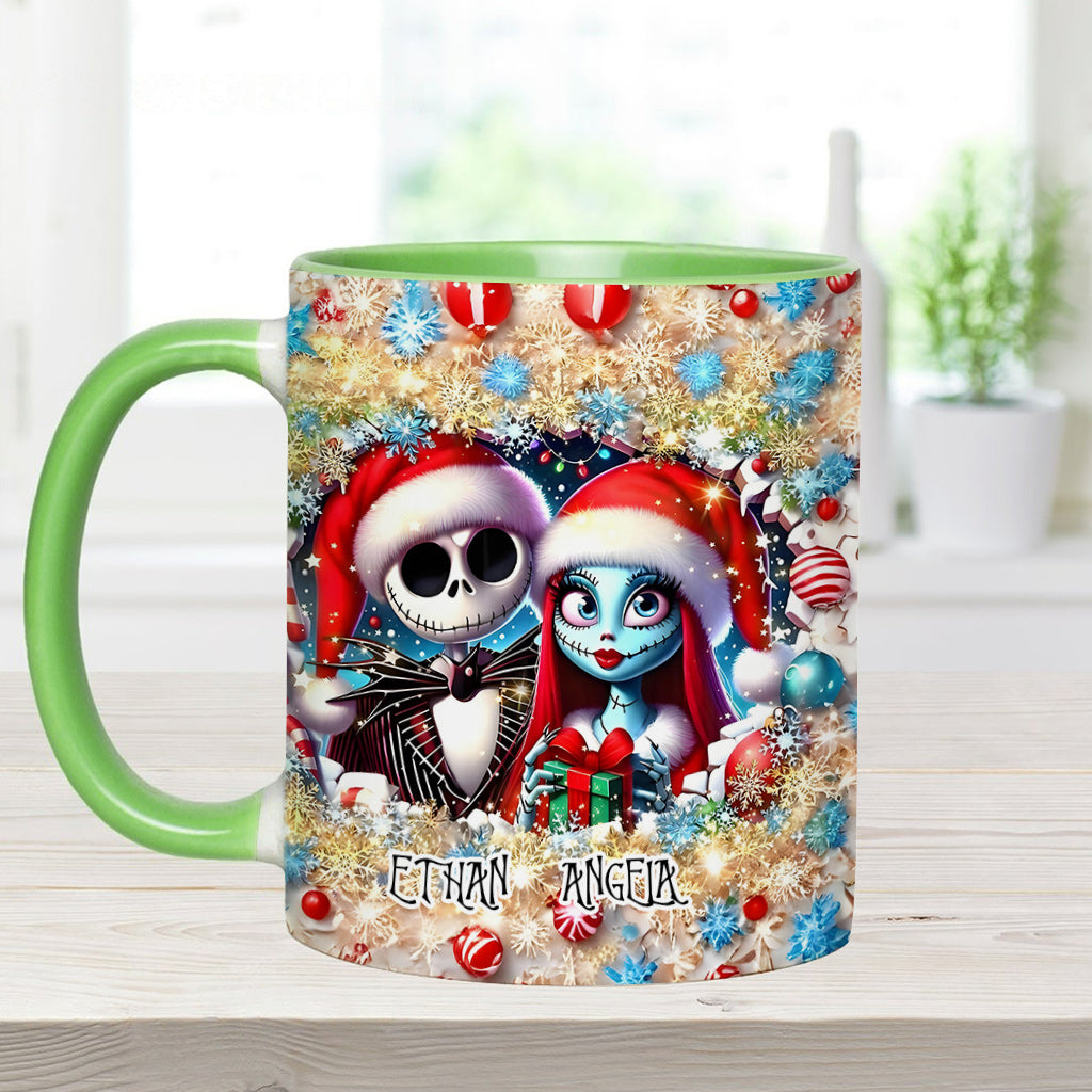 Dancing In The Dark - Personalized Nightmare Accent Mug