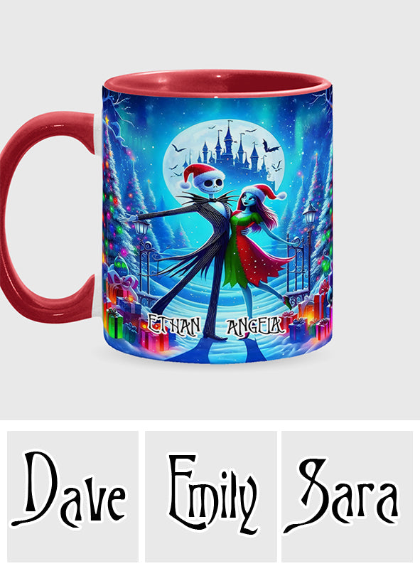 Dancing In The Dark - Personalized Nightmare Accent Mug
