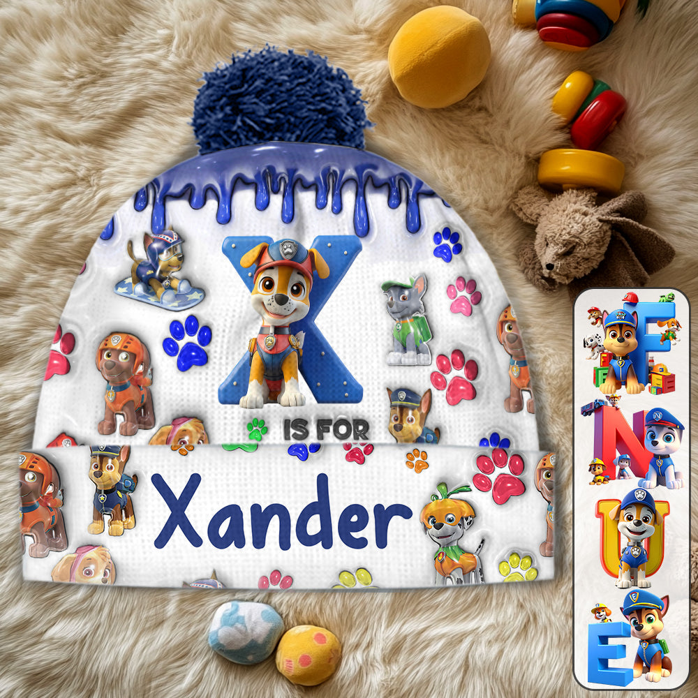 Chase Watching Hat - Personalized Kid Beanie Hat