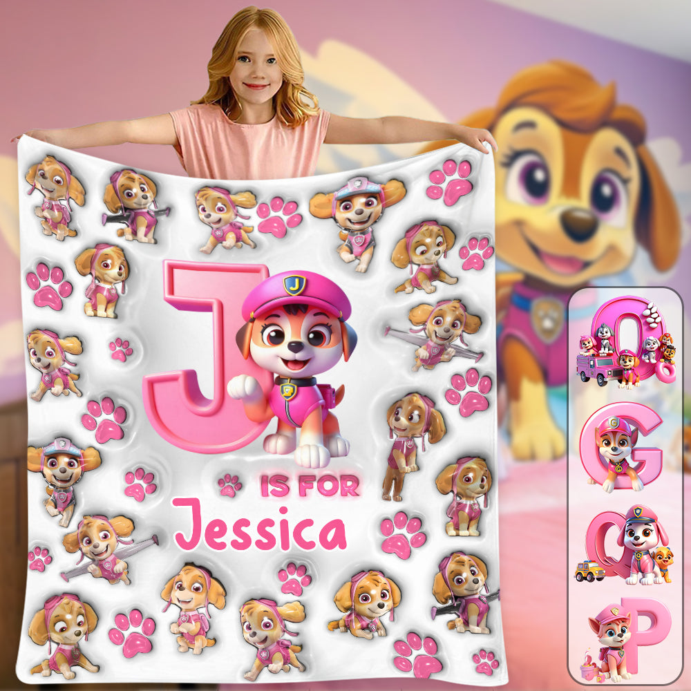 This Is My Chase Watching Blanket - Personalized Kid Blanket