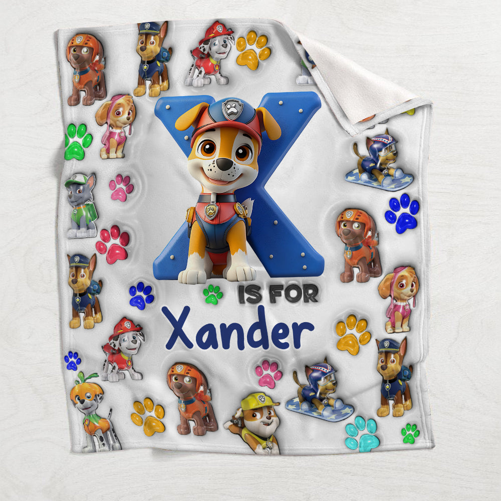 This Is My Chase Watching Blanket - Personalized Kid Blanket