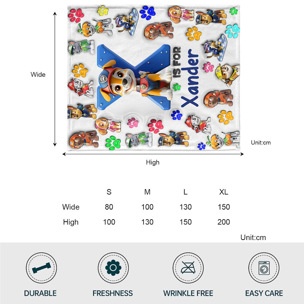 This Is My Chase Watching Blanket - Personalized Kid Blanket