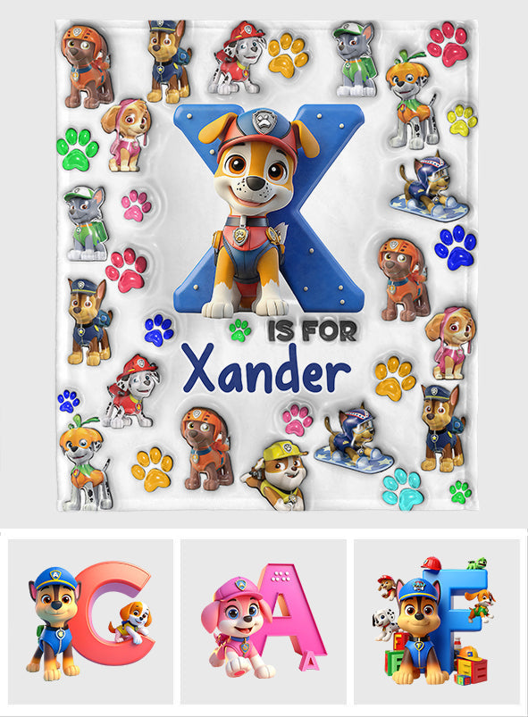 This Is My Chase Watching Blanket - Personalized Kid Blanket