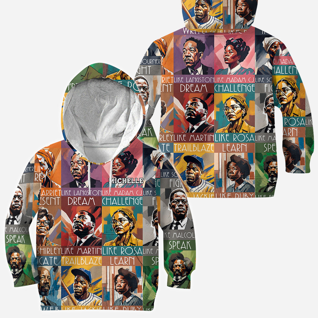 Dream Like Martin Lead Like Harriet - Personalized African American All Over Shirt