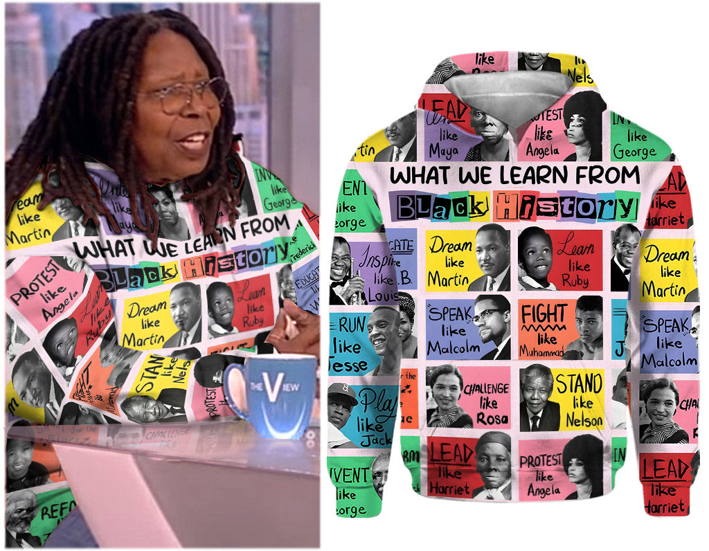 What We Learn From Black History - African American All Over Shirt