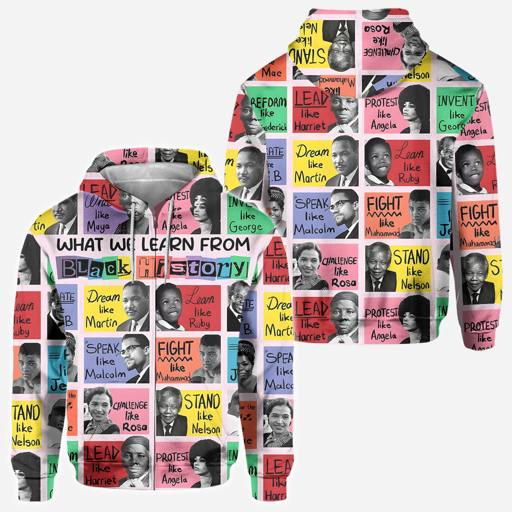 What We Learn From Black History - African American All Over Shirt