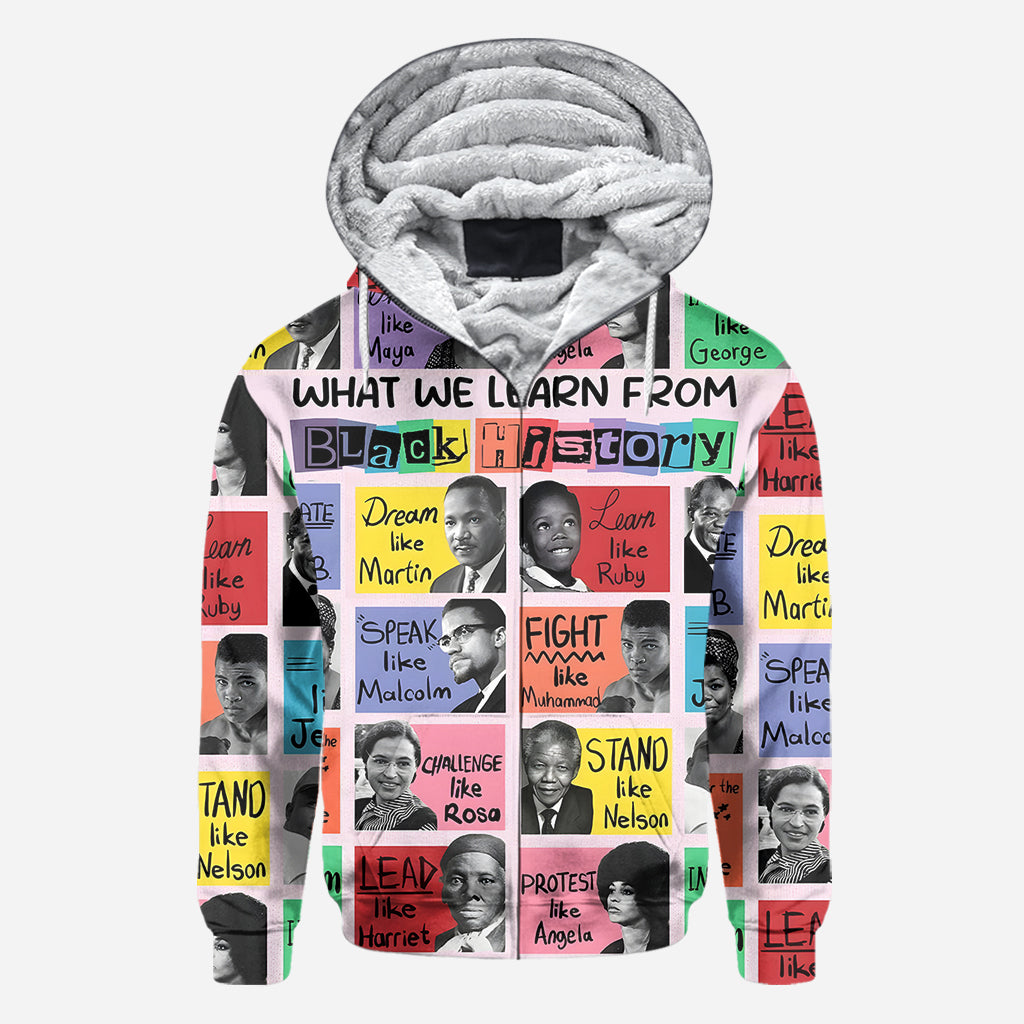 What We Learn From Black History - African American All Over Shirt
