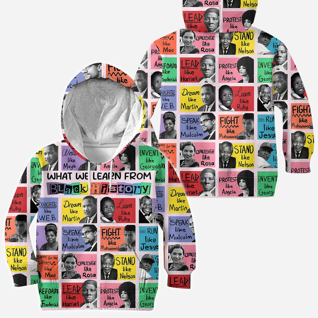 What We Learn From Black History - African American All Over Shirt