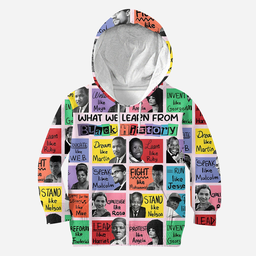What We Learn From Black History - African American All Over Shirt