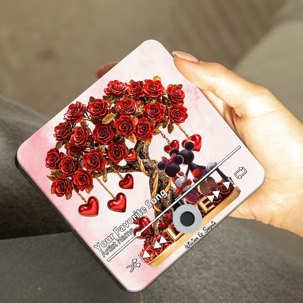 True Love - Personalized Mouse Music Fridge Magnet