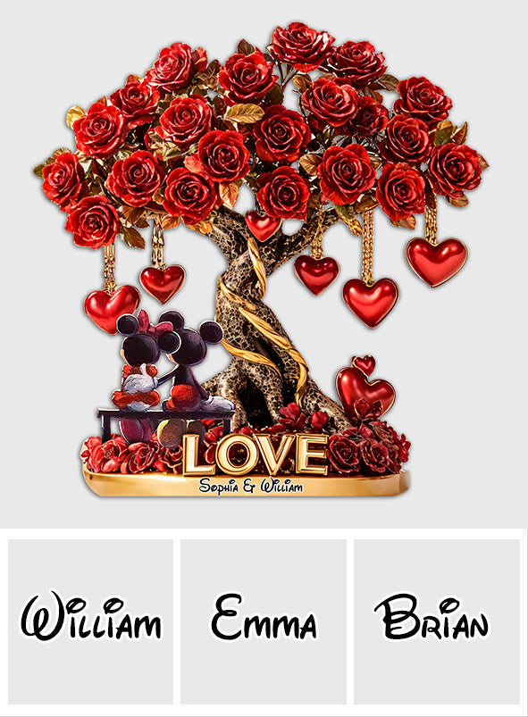 True Love - Personalized Mouse Shaped Car Visor Clip