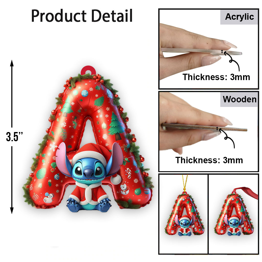 Merry Stitchmas - Personalized Ohana Ornament