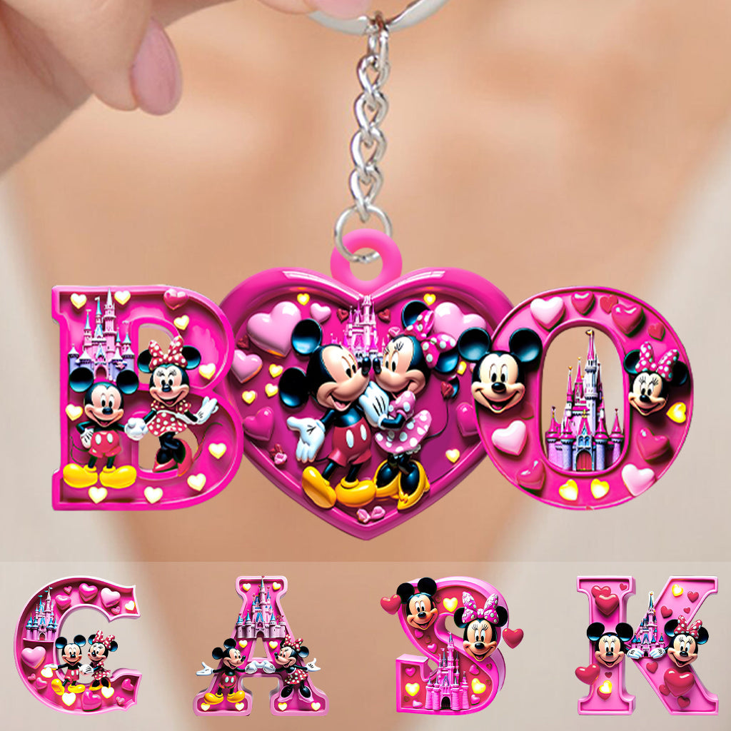 You And Me We Got This - Personalized Mouse Keychain