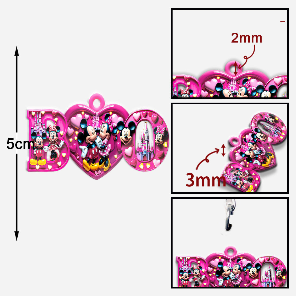 You And Me We Got This - Personalized Mouse Keychain