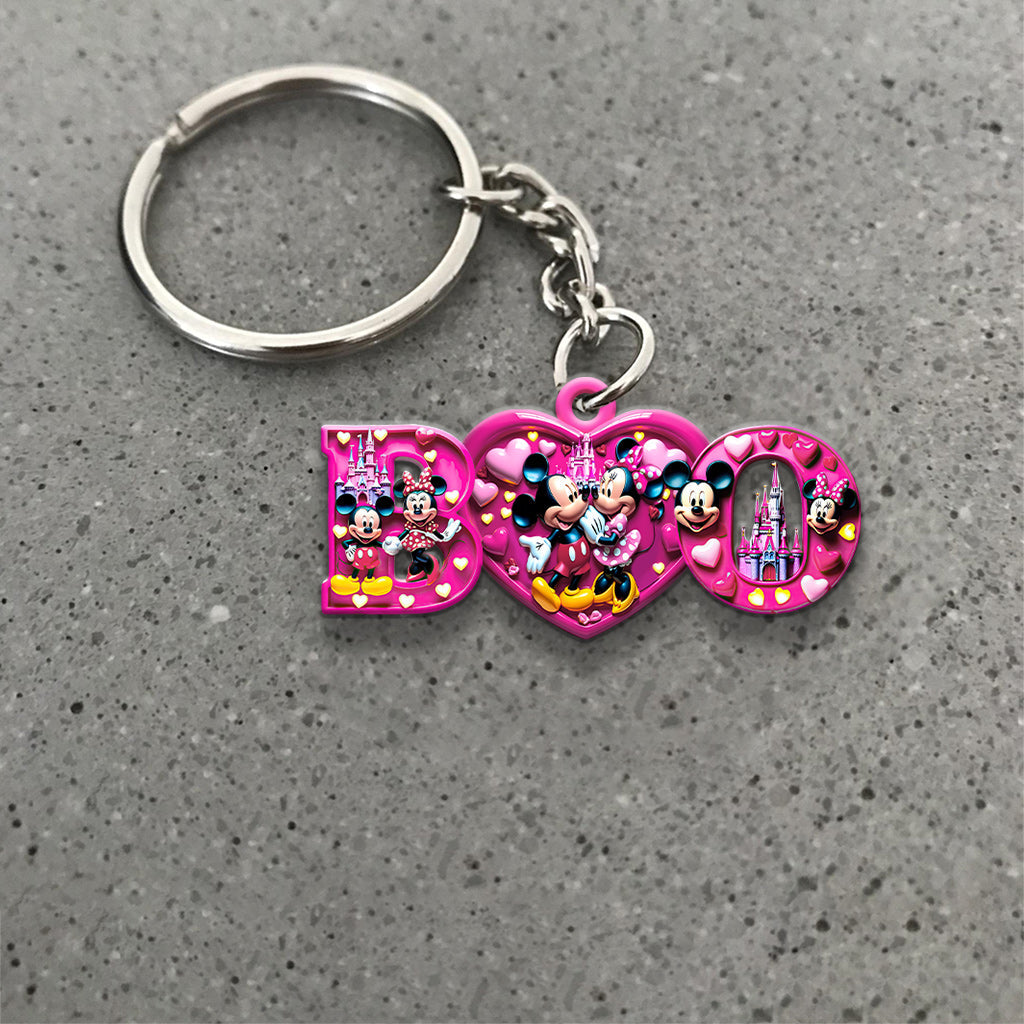 You And Me We Got This - Personalized Mouse Keychain