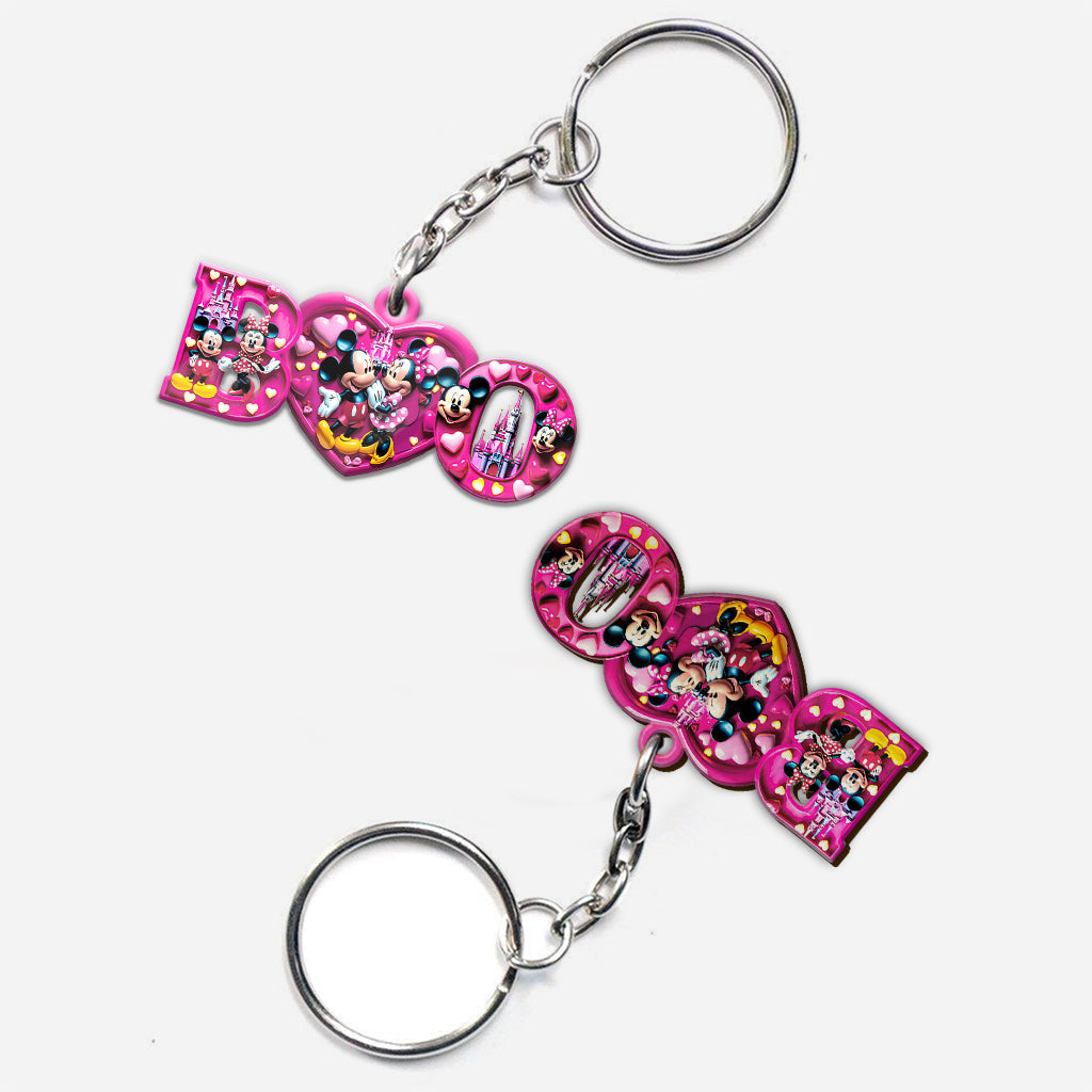 You And Me We Got This - Personalized Mouse Keychain