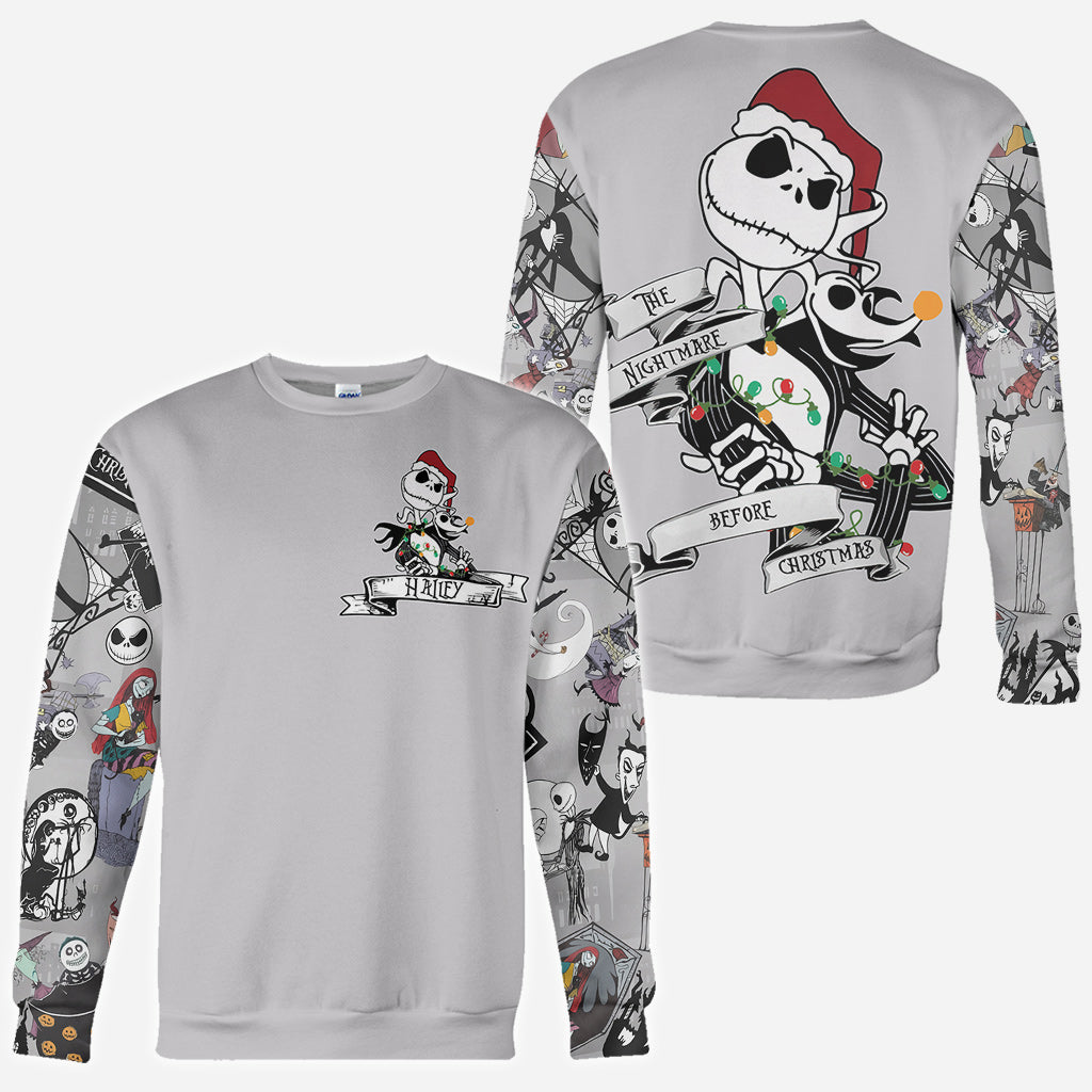 The Nightmare Is Here - Personalized Nightmare All Over Shirt