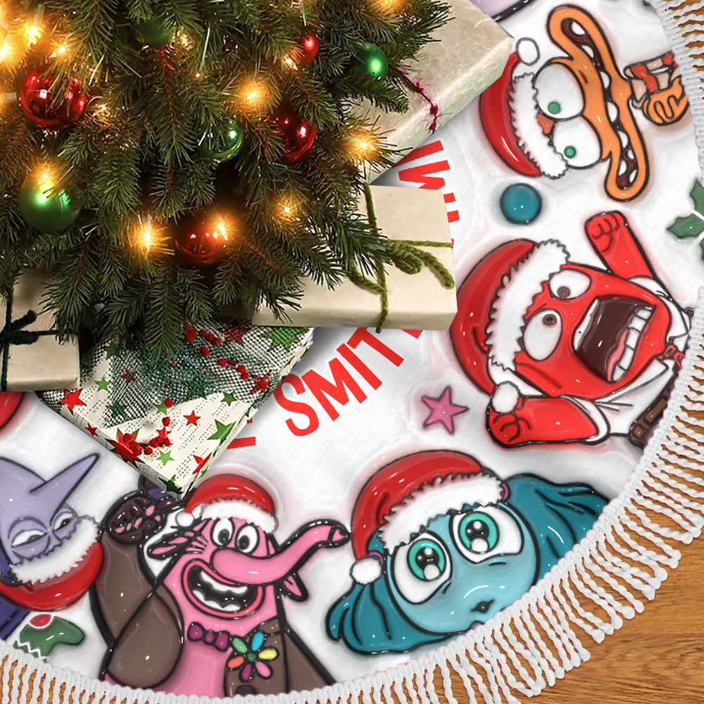 Good Feelings - Personalized Tree Skirt