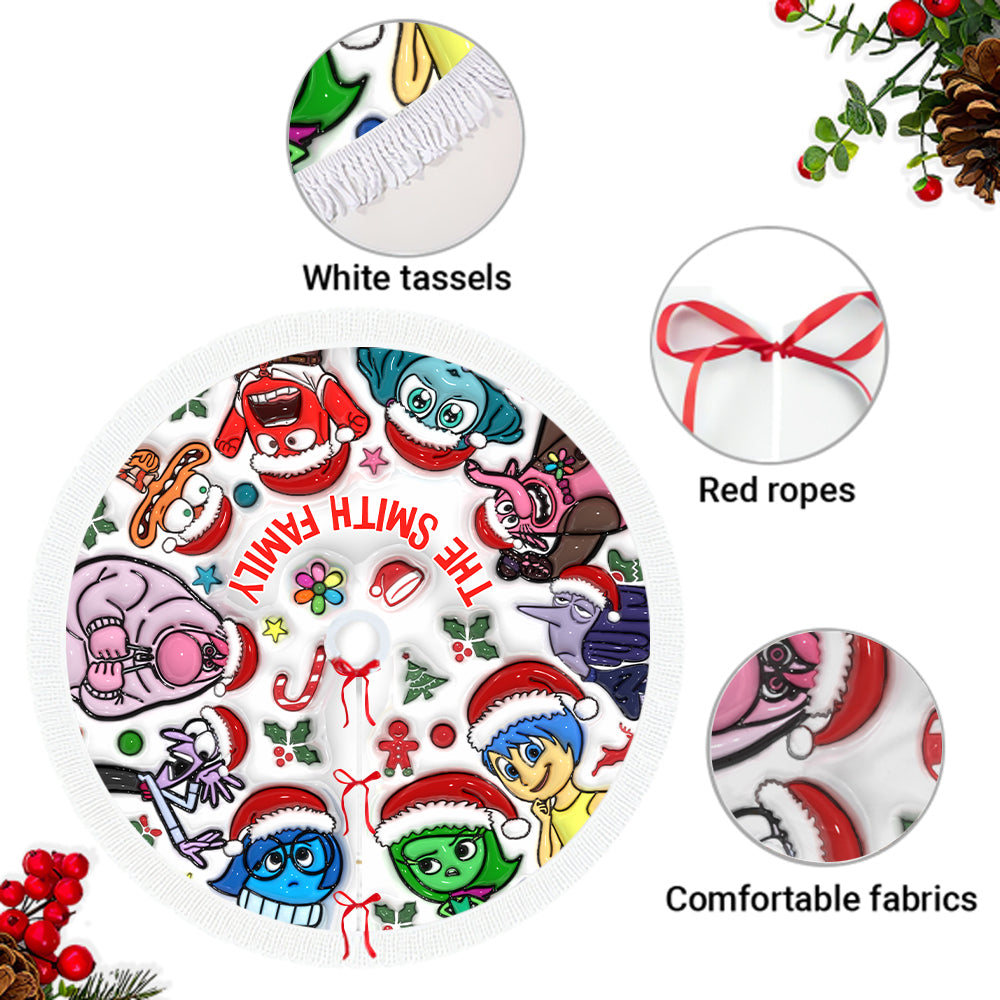 Good Feelings - Personalized Tree Skirt