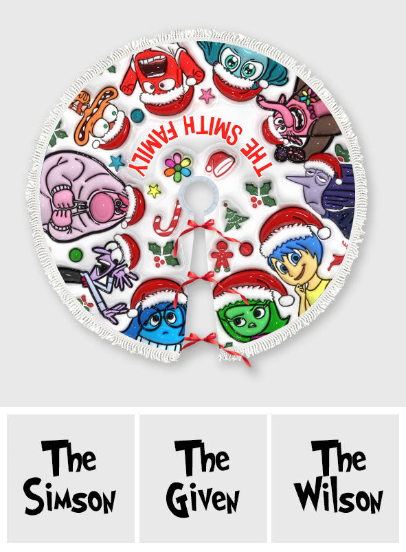 Good Feelings - Personalized Tree Skirt