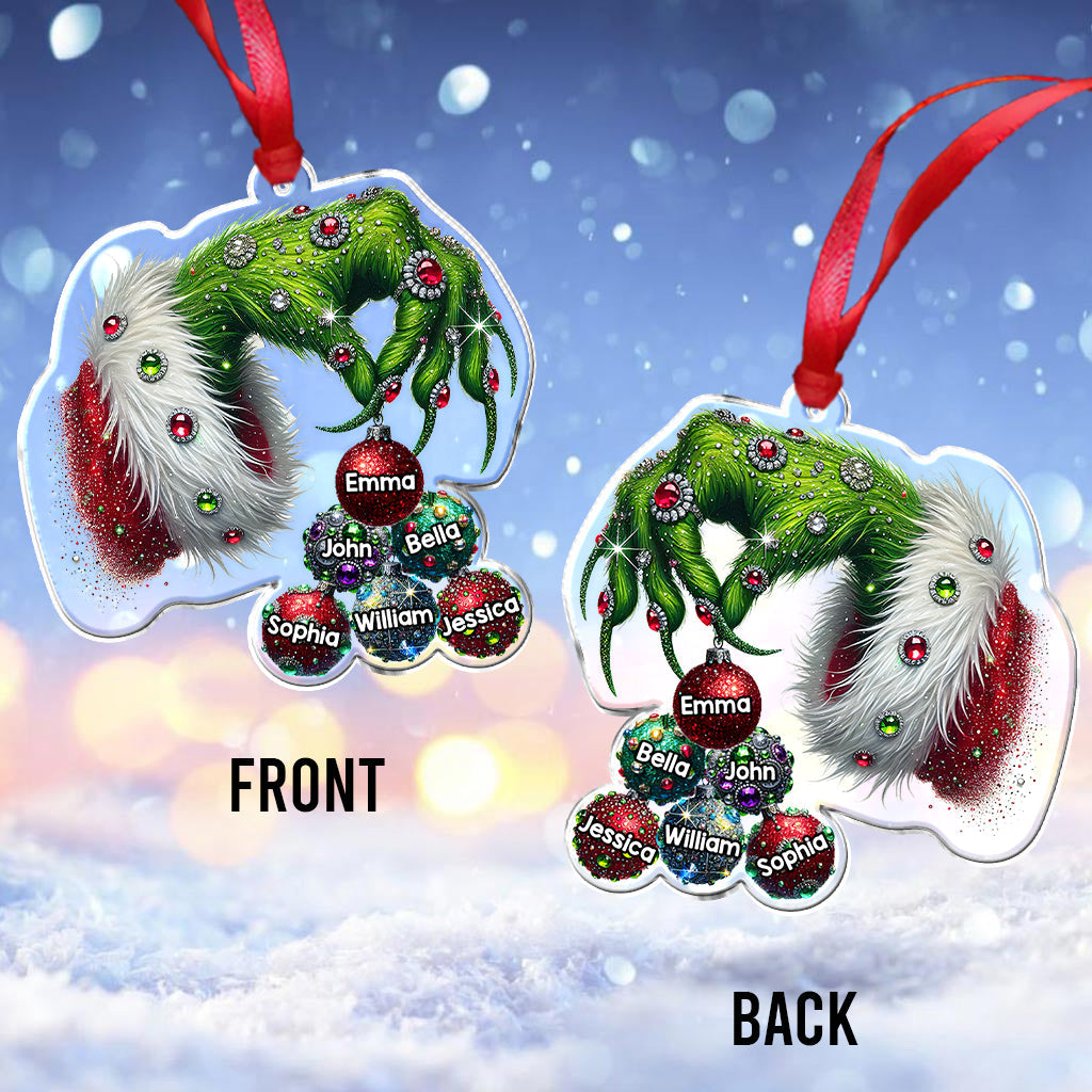 Merry Christmas - Personalized Family Ornament