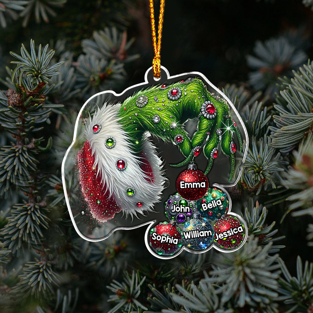 Merry Christmas - Personalized Family Ornament