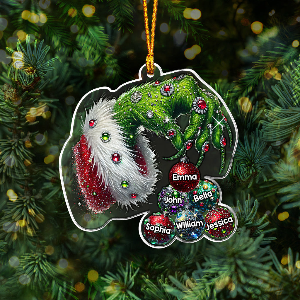Merry Christmas - Personalized Family Ornament