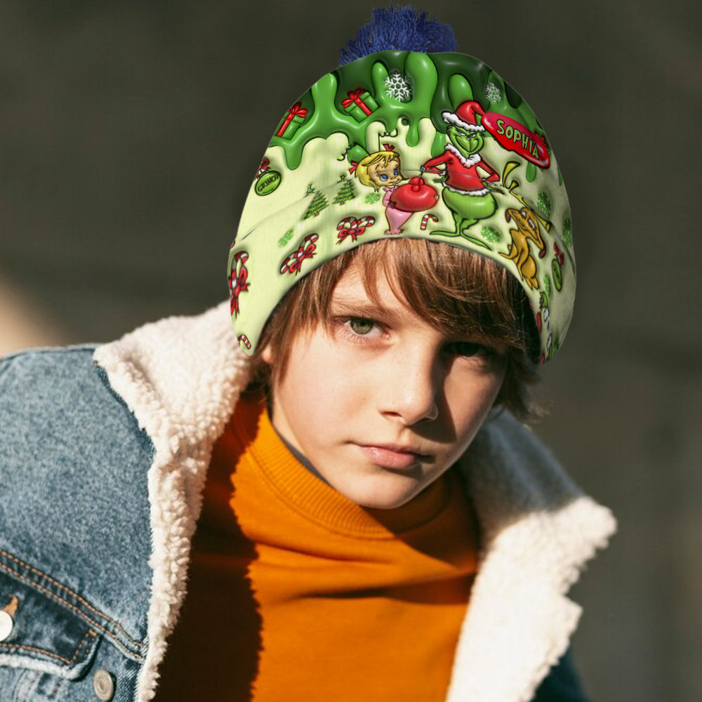 Merry Christmas - Personalized Stole Christmas Beanie Hat
