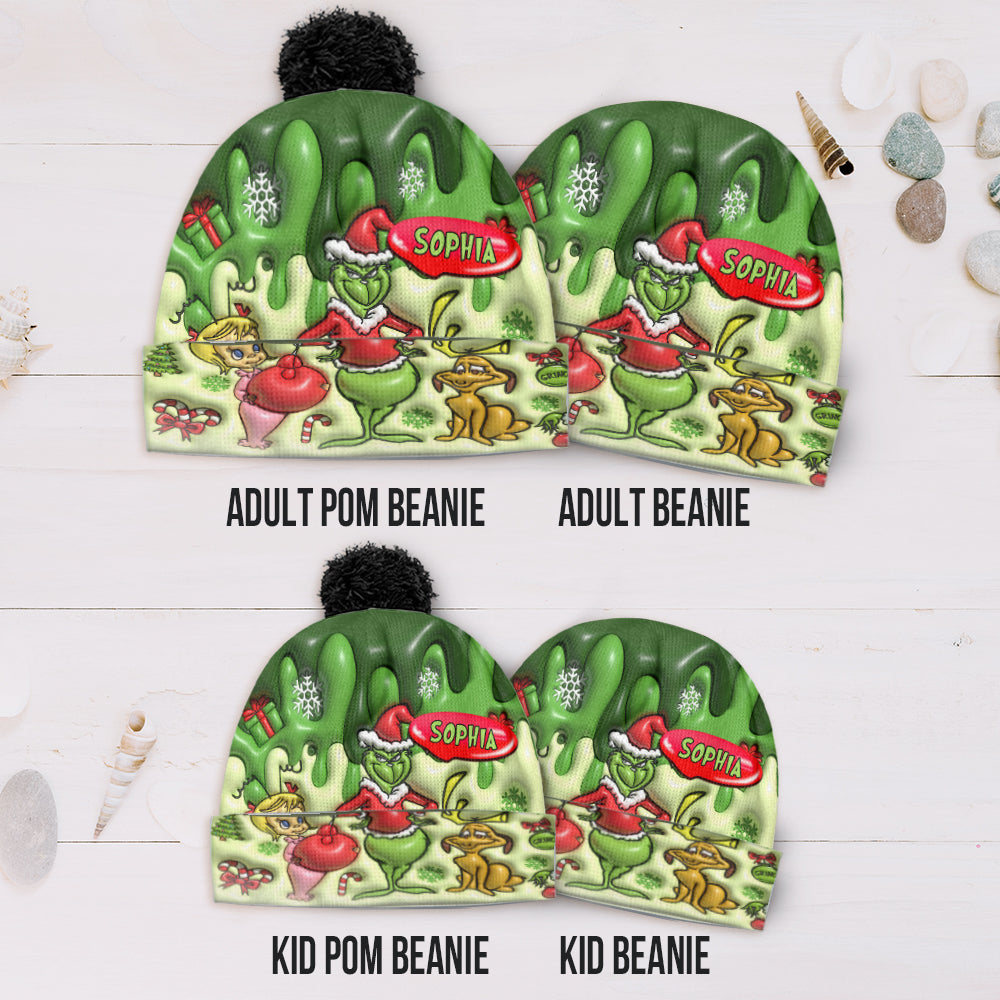 Merry Christmas - Personalized Stole Christmas Beanie Hat