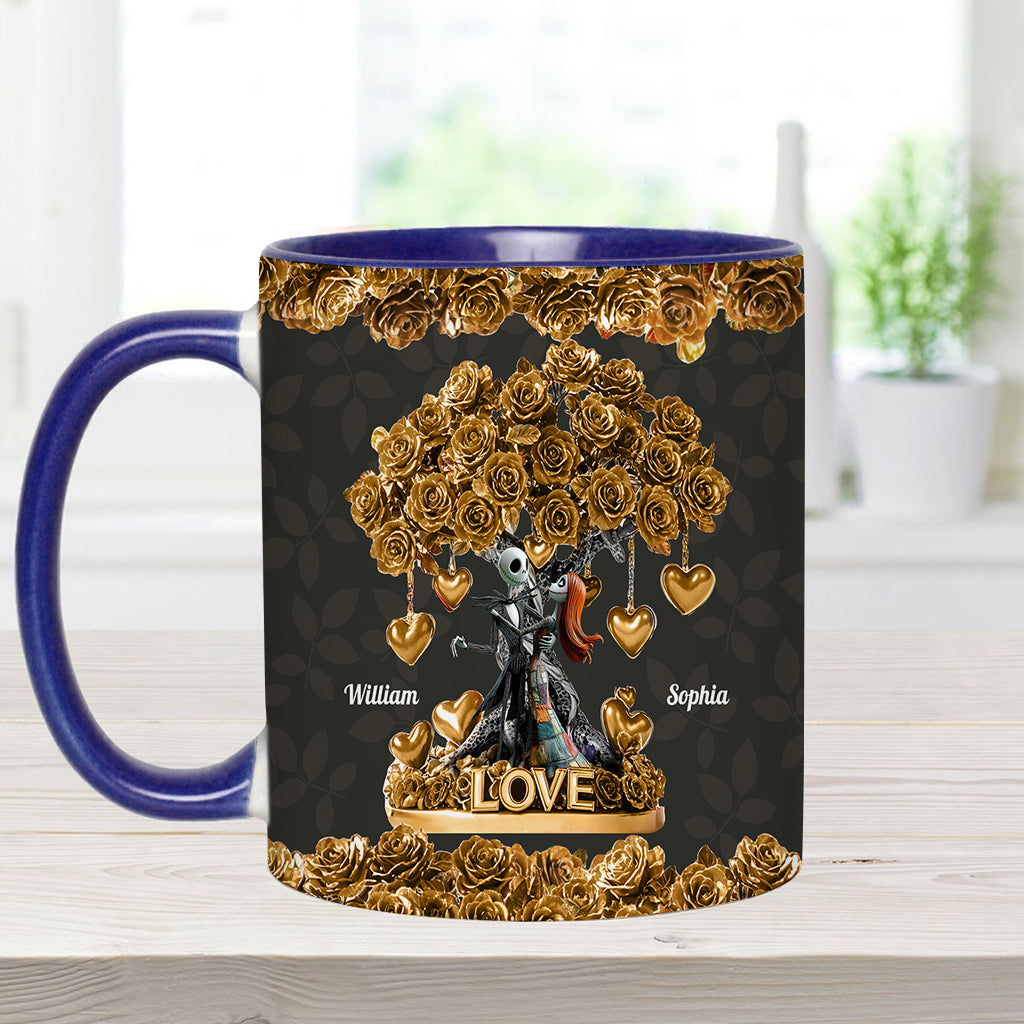 Tree Of Love - Personalized Nightmare Accent Mug