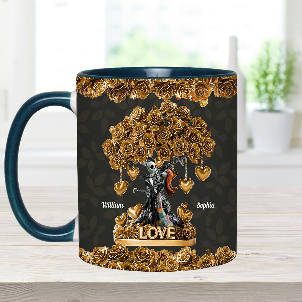 Tree Of Love - Personalized Nightmare Accent Mug